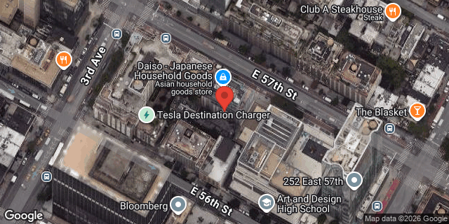 Aerial map of 220 EAST 57 STREET, Manhattan