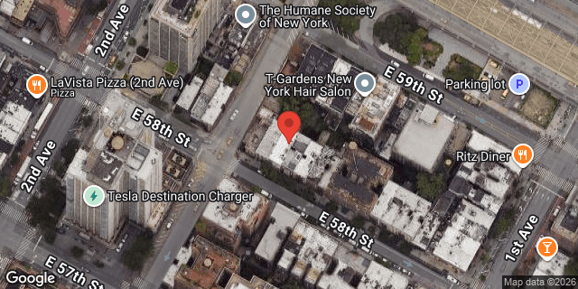Aerial map of 327 EAST 58 STREET, Manhattan