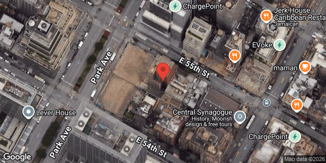 Aerial map of 110 EAST 55 STREET, Manhattan