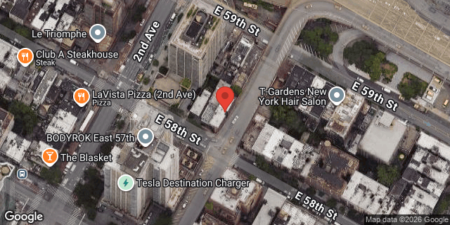 Aerial map of 315 EAST 58 STREET, Manhattan