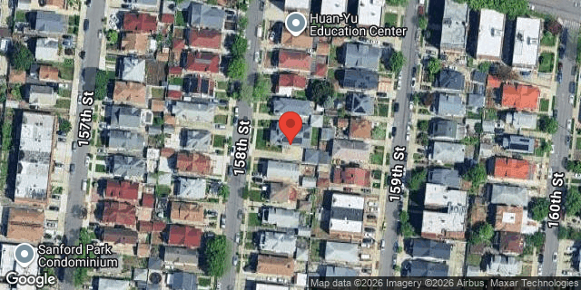 Aerial map of 42-29 158 STREET, Queens