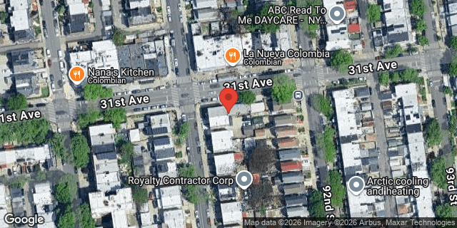 Aerial map of 31-01 91 STREET, Queens
