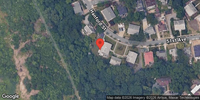 Aerial map of 49-20 HANFORD STREET, Queens