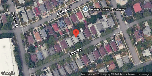 Aerial map of 262-37 60 ROAD, Queens