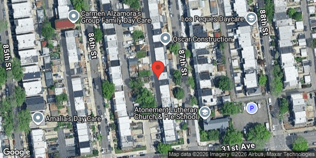 Aerial map of 30-48 87 STREET, Queens