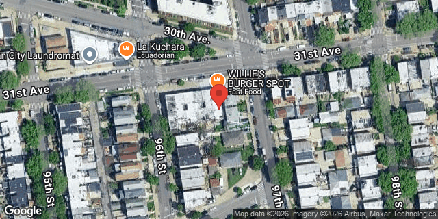 Aerial map of 96-12 31 AVENUE, Queens