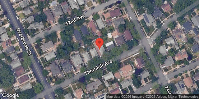 Aerial map of 246-27 THORNHILL AVENUE, Queens