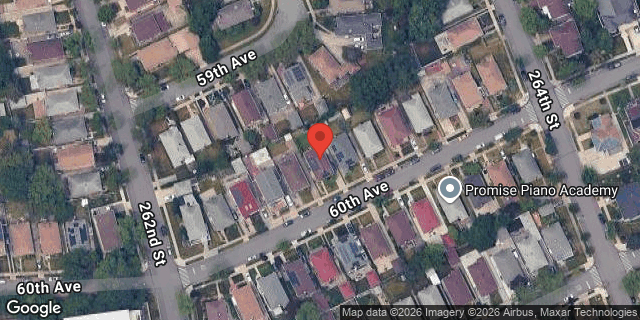 Aerial map of 262-23 60 AVENUE, Queens