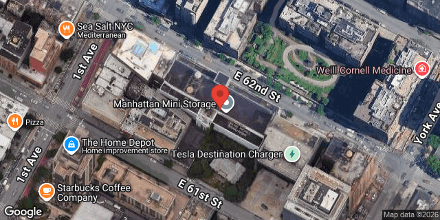 Aerial map of 406 EAST 62 STREET, Manhattan