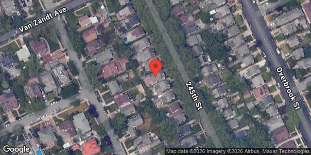 Aerial map of 50-28 245 STREET, Queens