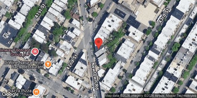 Aerial map of 42-05 NEWTOWN ROAD, Queens