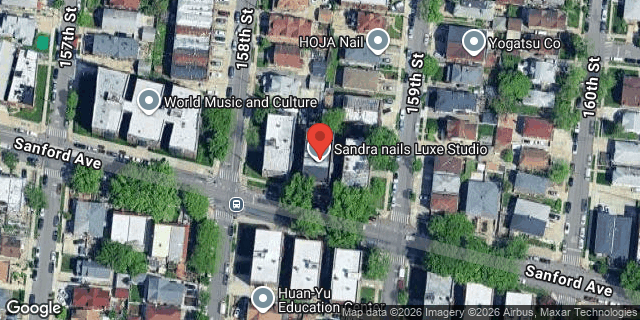 Aerial map of 158-09 SANFORD AVENUE, Queens