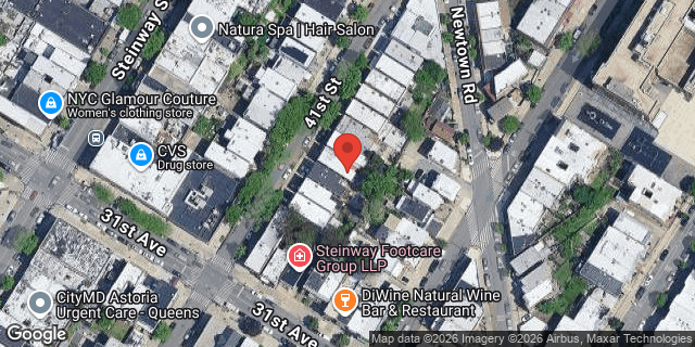 Aerial map of 30-83 41 STREET, Queens