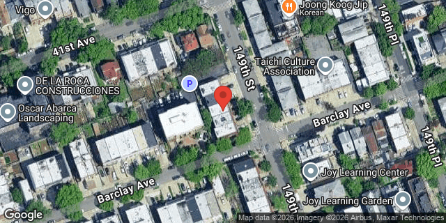Aerial map of 41-20 149 STREET, Queens