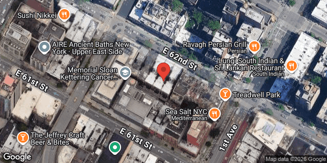 Aerial map of 346 EAST 62 STREET, Manhattan