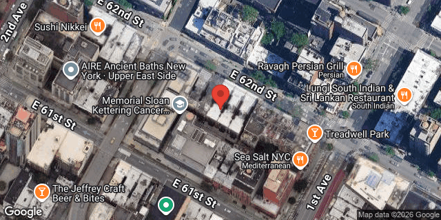 Aerial map of 344 EAST 62 STREET, Manhattan