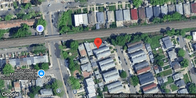 Aerial map of 39-04 201 STREET, Queens