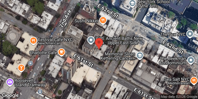 Aerial map of 309 EAST 61 STREET, Manhattan