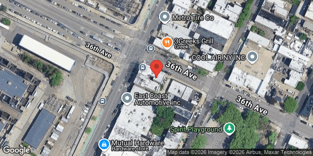 Aerial map of 36-01 VERNON BOULEVARD, Queens