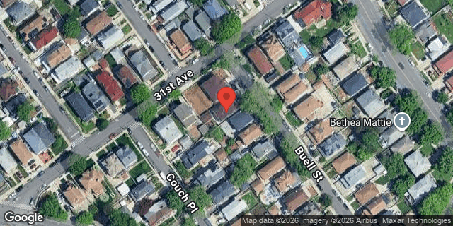 Aerial map of 31-08 BUELL STREET, Queens