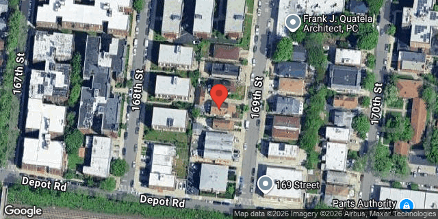 Aerial map of 36-24 169 STREET, Queens