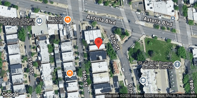 Aerial map of 26-11 96 STREET, Queens