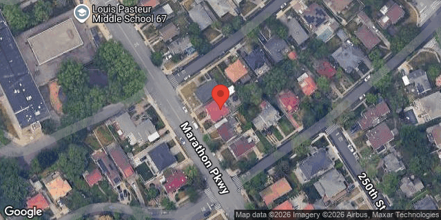 Aerial map of 52-09 MARATHON PARKWAY, Queens