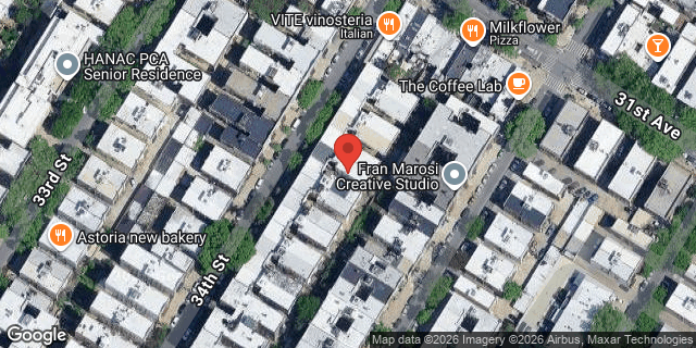 Aerial map of 31-23 34 STREET, Queens