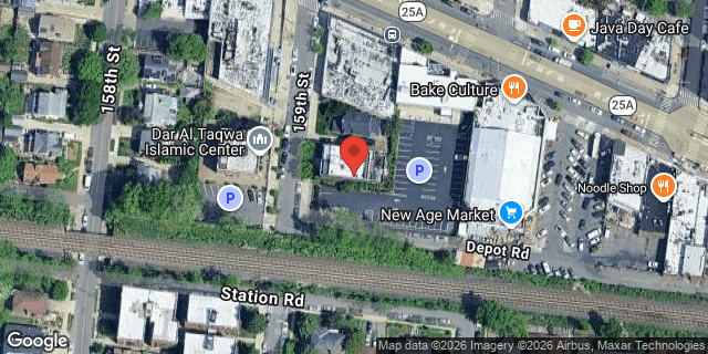Aerial map of 40-21 159 STREET, Queens