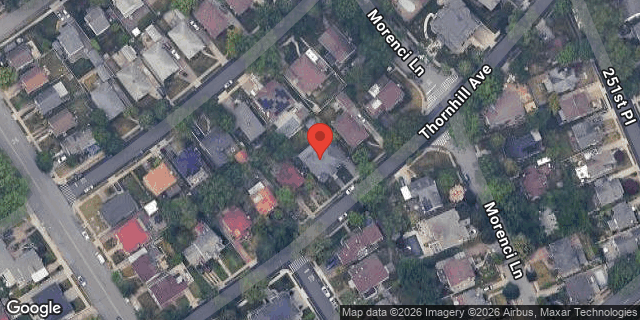 Aerial map of 250-11 THORNHILL AVENUE, Queens