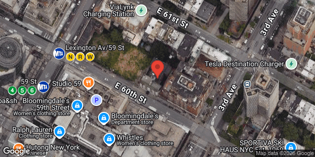 Aerial map of 163 EAST 60 STREET, Manhattan