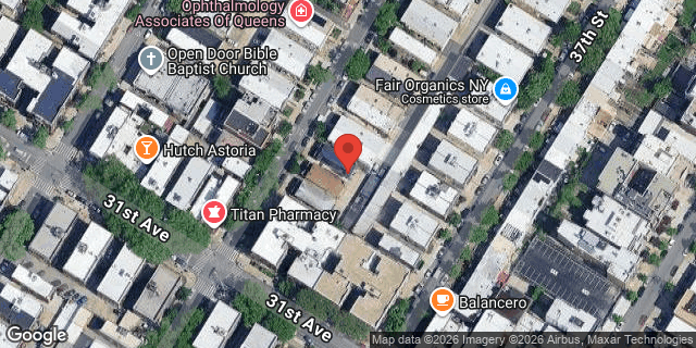Aerial map of 30-85 36 STREET, Queens