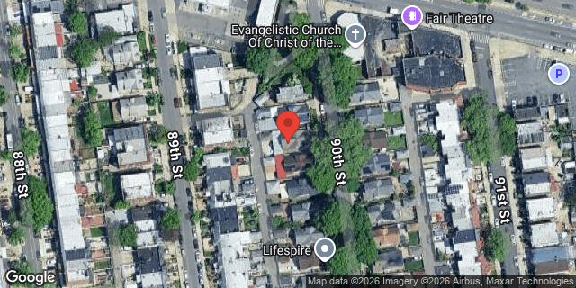 Aerial map of 25-32 90 STREET, Queens