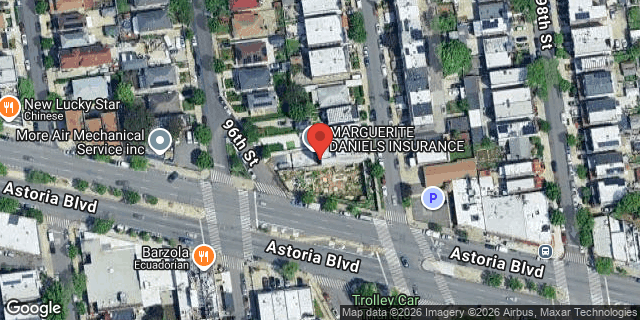 Aerial map of 25-56 97 STREET, Queens