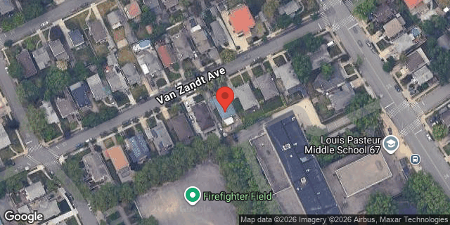 Aerial map of 248-40 VAN ZANDT AVENUE, Queens