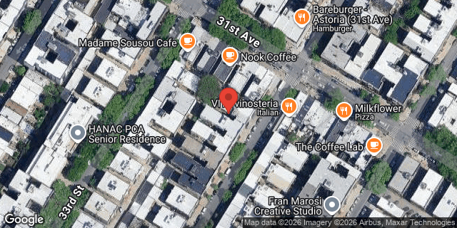 Aerial map of 31-12 34 STREET, Queens