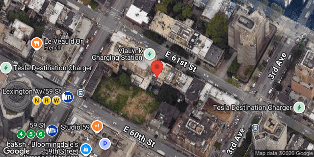 Aerial map of 154 EAST 61 STREET, Manhattan