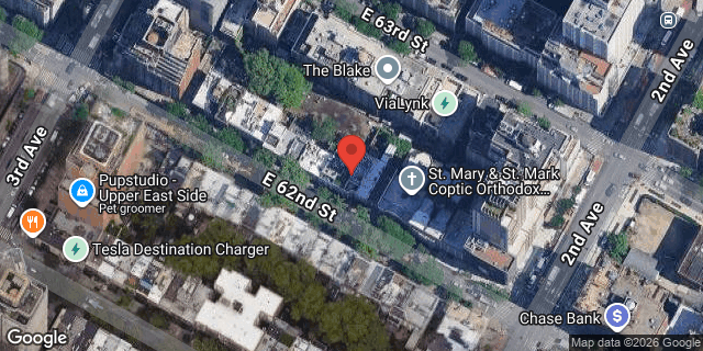 Aerial map of 231 EAST 62 STREET, Manhattan