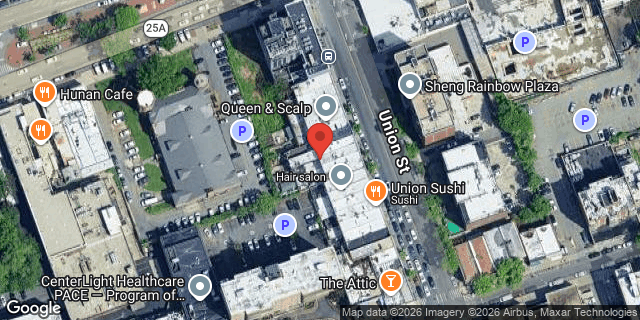Aerial map of 36-24 UNION STREET, Queens
