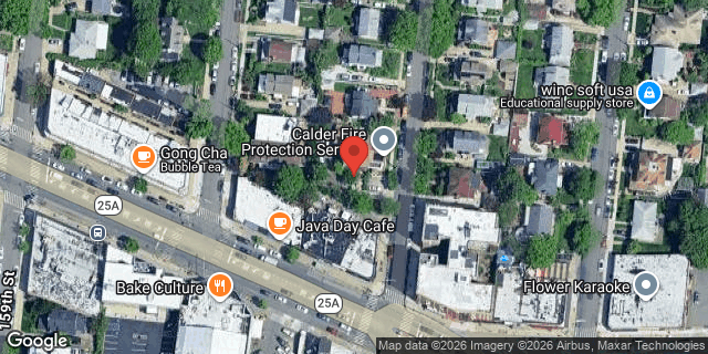 Aerial map of 35-82 161 STREET, Queens