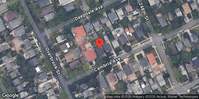 Aerial map of 246-19 CAMBRIA AVENUE, Queens