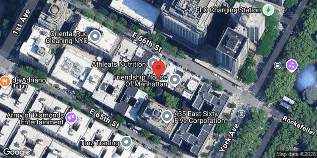 Aerial map of 430 EAST 66 STREET, Manhattan