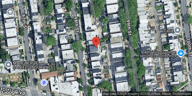 Aerial map of 25-51 98 STREET, Queens