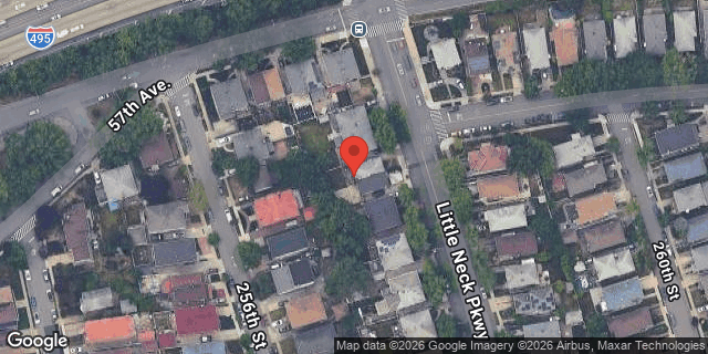 Aerial map of 57-20 LITTLE NECK PARKWAY, Queens
