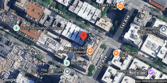 Aerial map of 350 EAST 65 STREET, Manhattan