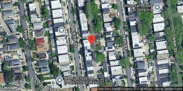 Aerial map of 25-37 97 STREET, Queens