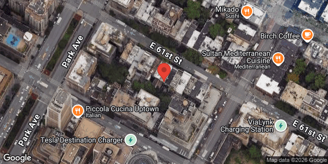 Aerial map of 124 EAST 61ST STREET, Manhattan