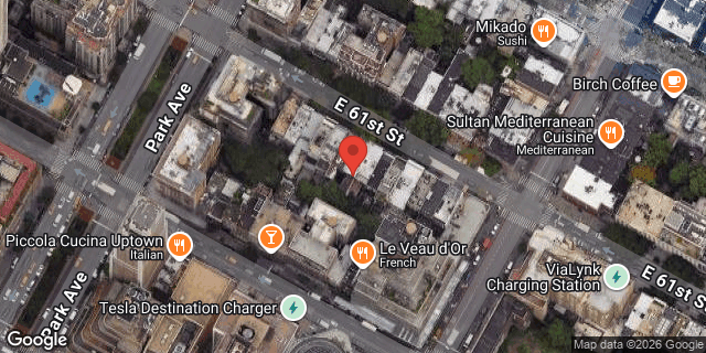 Aerial map of 122 EAST 61 STREET, Manhattan