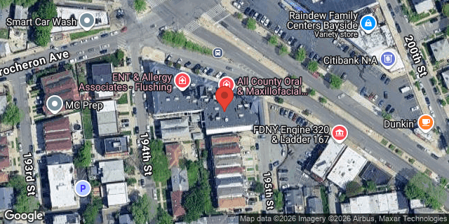 Aerial map of 35-26 FRANCIS LEWIS BLVD, Queens