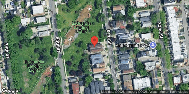 Aerial map of 24-34 81 STREET, Queens